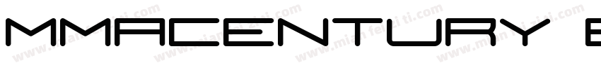 mmacentury bold字体转换